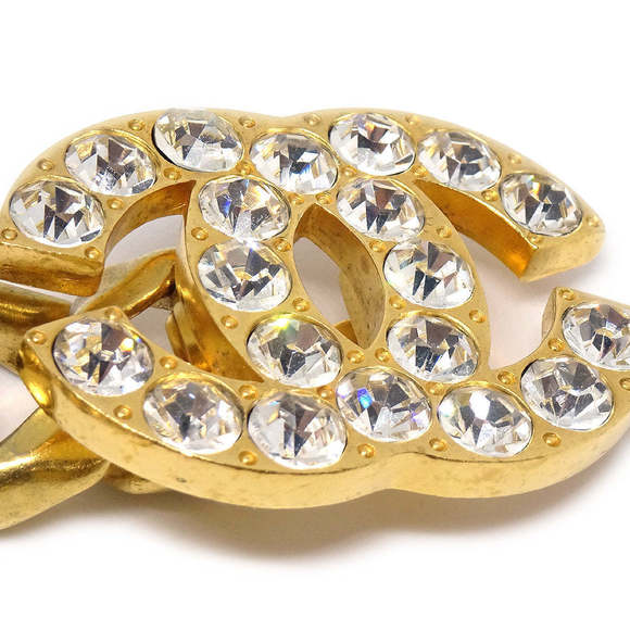 CHANEL 1995 Crystal & Gold CC Chain Belt 95P 78749 - Picture 2 of 4